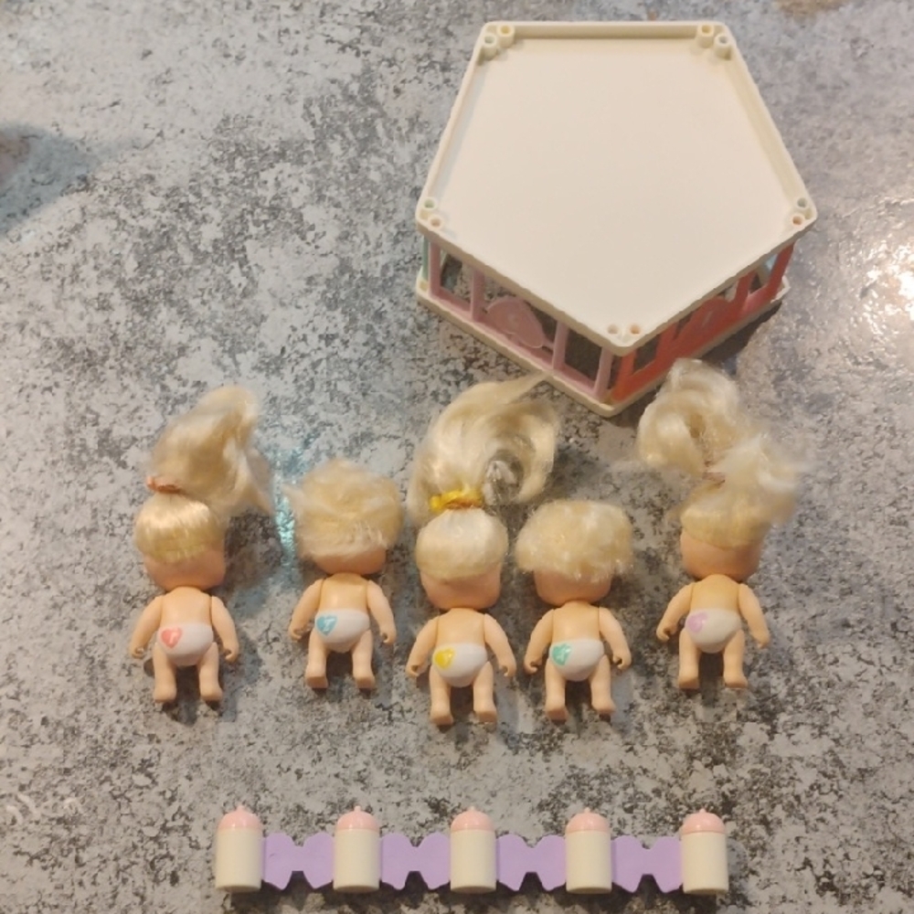 Charming Baby Doll Set with Colorful Playpen - Picture 2 of 5